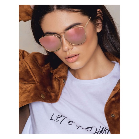 Quay Australia Accessories - Quay Australia cherry bomb sunglasses rose gold